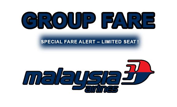 Malaysia Airlines Group Fare